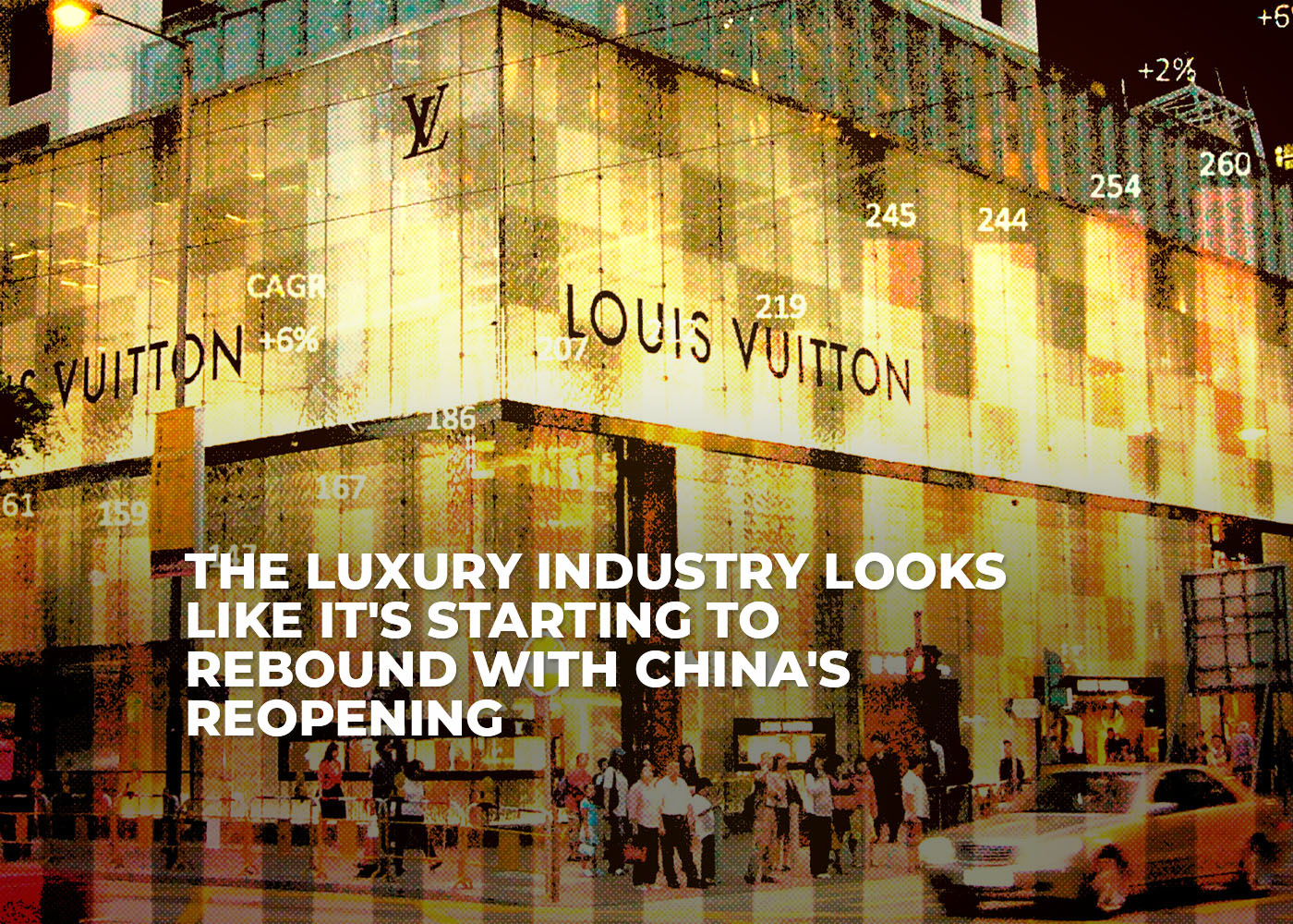 the luxury sector looks like it's starting to rebound with china's reopening