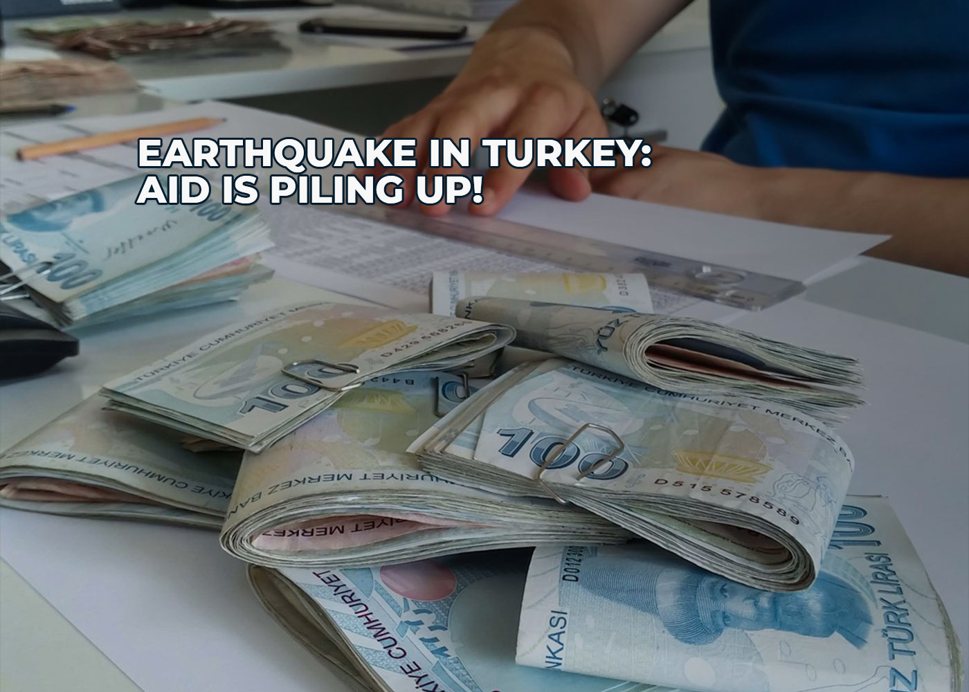 earthquake in turkey: aid is piling up!