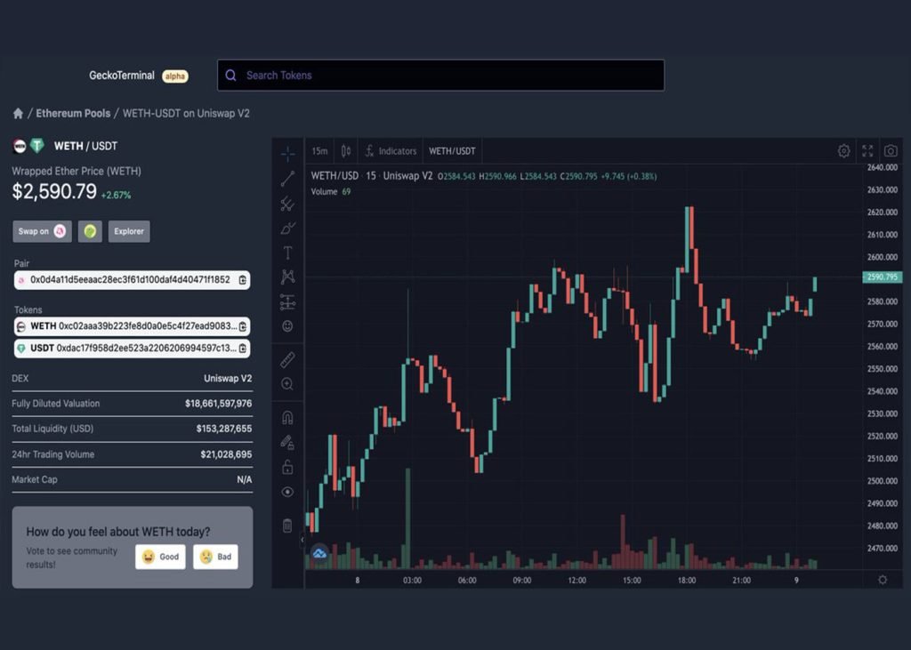 coingecko releases geckoterminal a real time token tracking tool